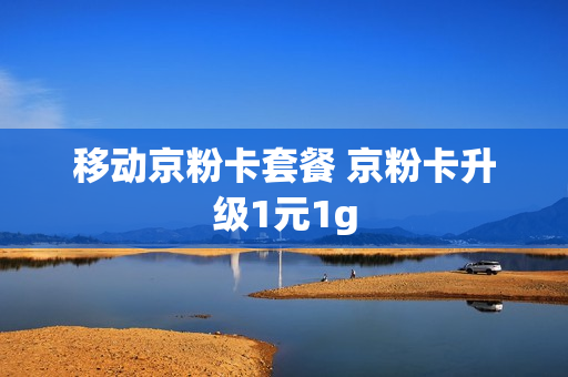 移动京粉卡套餐 京粉卡升级1元1g