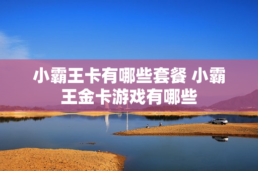 小霸王卡有哪些套餐 小霸王金卡游戏有哪些