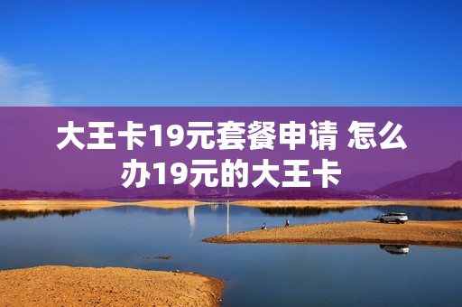 大王卡19元套餐申请 怎么办19元的大王卡