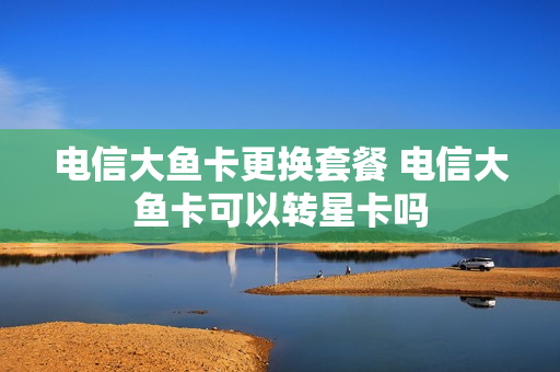 电信大鱼卡更换套餐 电信大鱼卡可以转星卡吗
