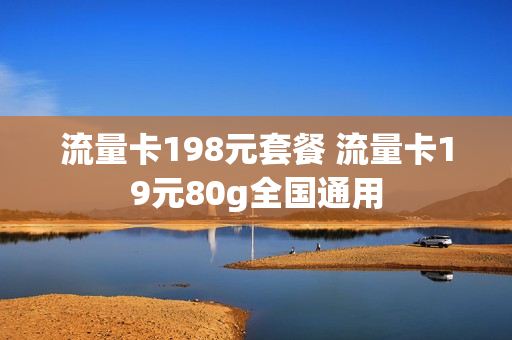 流量卡198元套餐 流量卡19元80g全国通用