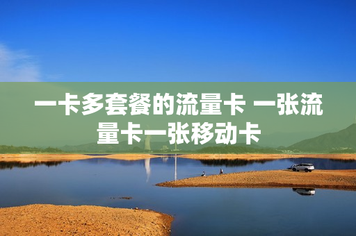 一卡多套餐的流量卡 一张流量卡一张移动卡