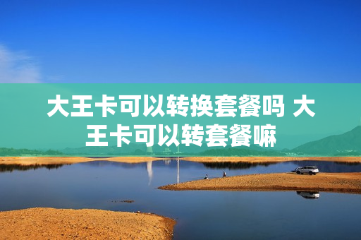 大王卡可以转换套餐吗 大王卡可以转套餐嘛