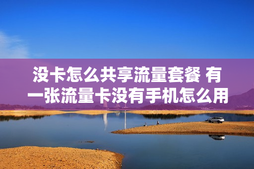 没卡怎么共享流量套餐 有一张流量卡没有手机怎么用流量