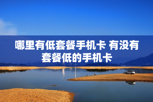 哪里有低套餐手机卡 有没有套餐低的手机卡