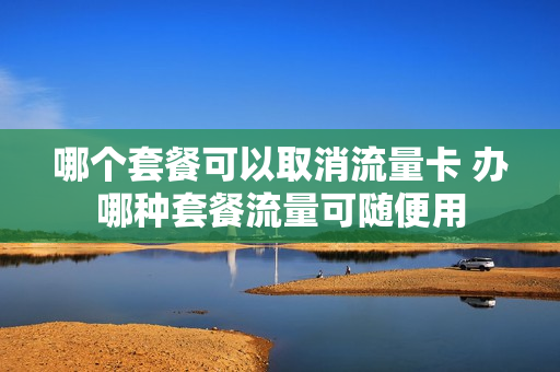哪个套餐可以取消流量卡 办哪种套餐流量可随便用