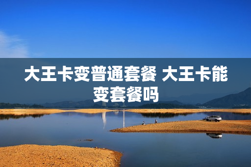 大王卡变普通套餐 大王卡能变套餐吗