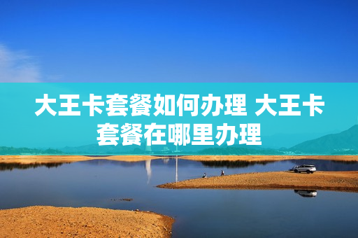 大王卡套餐如何办理 大王卡套餐在哪里办理