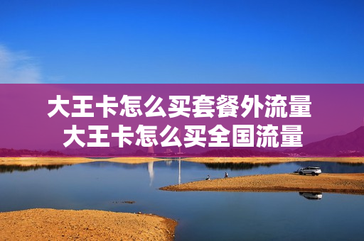 大王卡怎么买套餐外流量 大王卡怎么买全国流量