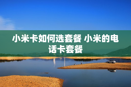 小米卡如何选套餐 小米的电话卡套餐