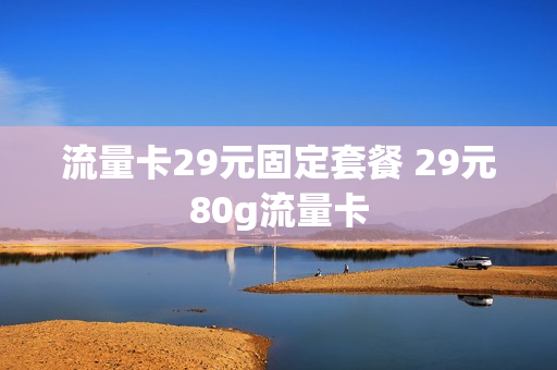 流量卡29元固定套餐 29元80g流量卡