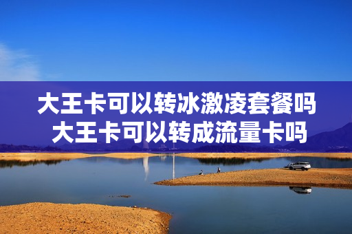 大王卡可以转冰激凌套餐吗 大王卡可以转成流量卡吗