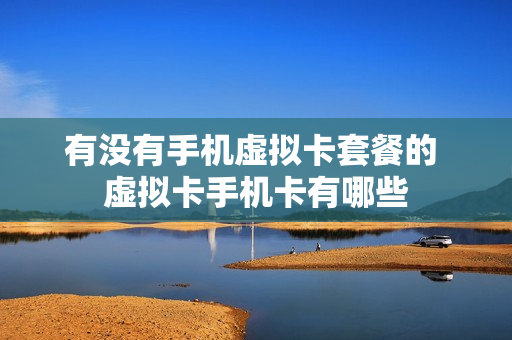 有没有手机虚拟卡套餐的 虚拟卡手机卡有哪些