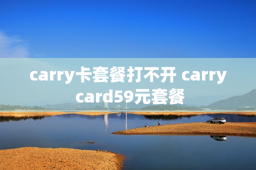 carry卡套餐打不开 carry card59元套餐