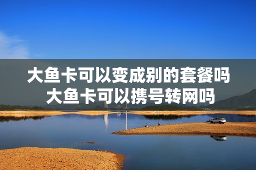 大鱼卡可以变成别的套餐吗 大鱼卡可以携号转网吗