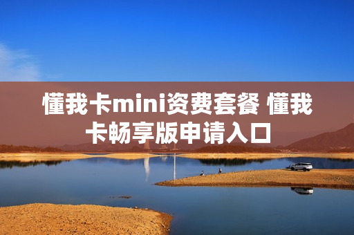 懂我卡mini资费套餐 懂我卡畅享版申请入口
