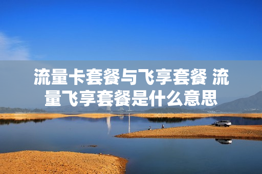 流量卡套餐与飞享套餐 流量飞享套餐是什么意思