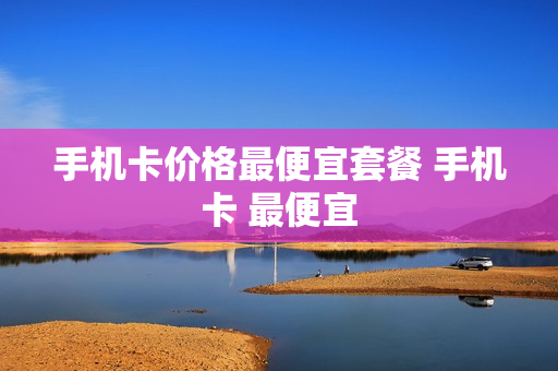 手机卡价格最便宜套餐 手机卡 最便宜