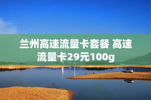 兰州高速流量卡套餐 高速流量卡29元100g