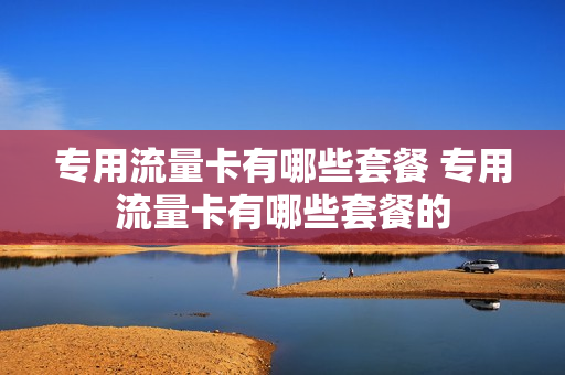 专用流量卡有哪些套餐 专用流量卡有哪些套餐的