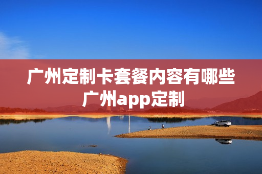 广州定制卡套餐内容有哪些 广州app定制