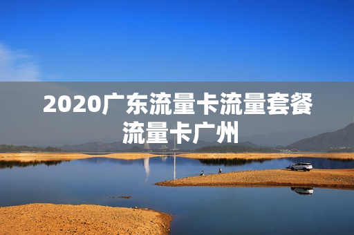 2020广东流量卡流量套餐 流量卡广州