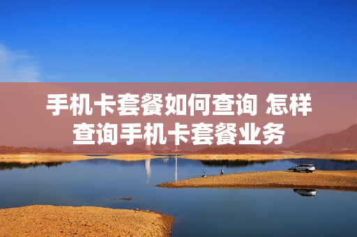 手机卡套餐如何查询 怎样查询手机卡套餐业务