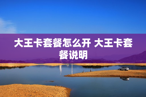 大王卡套餐怎么开 大王卡套餐说明