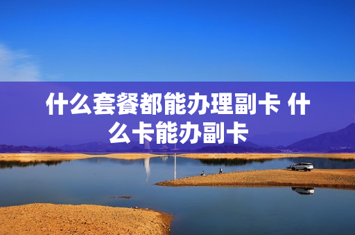 什么套餐都能办理副卡 什么卡能办副卡