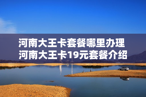 河南大王卡套餐哪里办理 河南大王卡19元套餐介绍