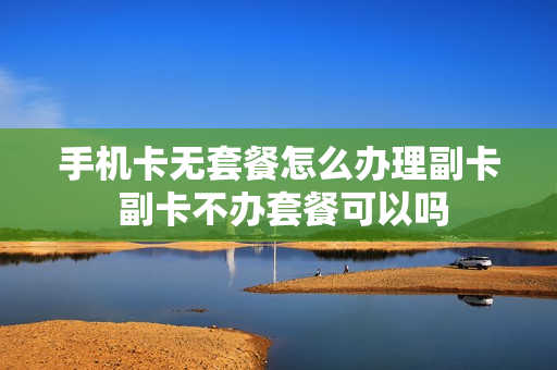 手机卡无套餐怎么办理副卡 副卡不办套餐可以吗