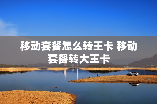 移动套餐怎么转王卡 移动套餐转大王卡