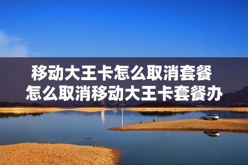 移动大王卡怎么取消套餐 怎么取消移动大王卡套餐办理