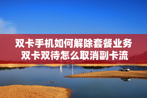 双卡手机如何解除套餐业务 双卡双待怎么取消副卡流量