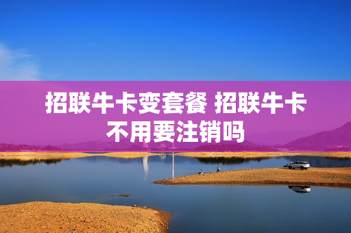 招联牛卡变套餐 招联牛卡不用要注销吗