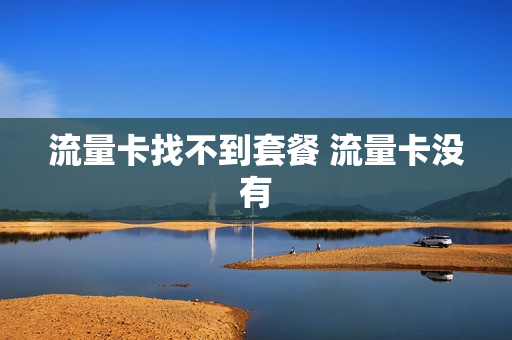 流量卡找不到套餐 流量卡没有