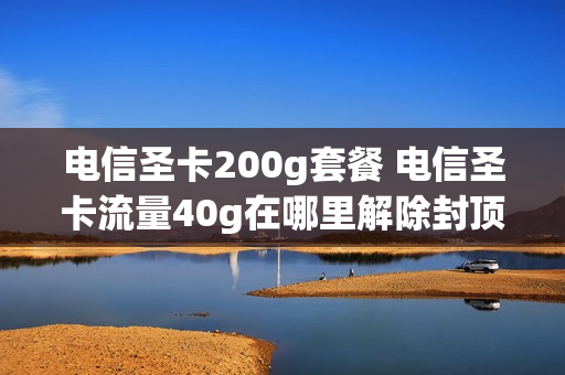 电信圣卡200g套餐 电信圣卡流量40g在哪里解除封顶
