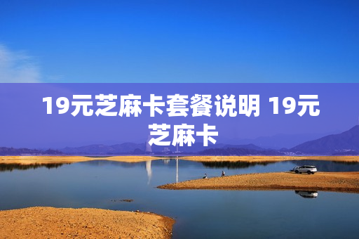 19元芝麻卡套餐说明 19元 芝麻卡