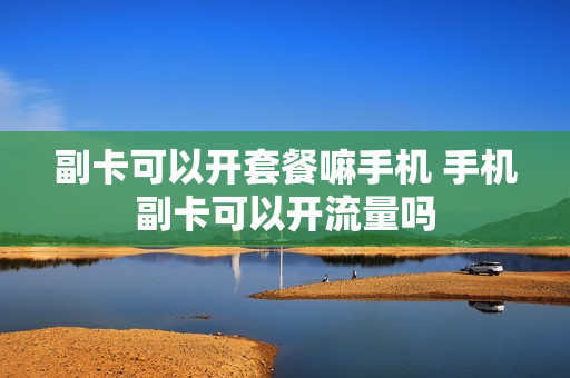 副卡可以开套餐嘛手机 手机副卡可以开流量吗