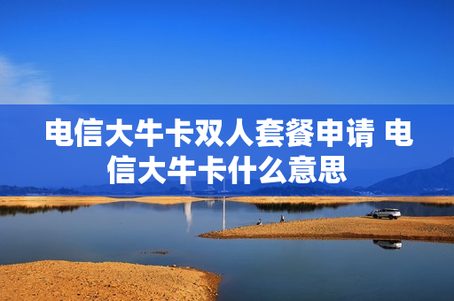 电信大牛卡双人套餐申请 电信大牛卡什么意思