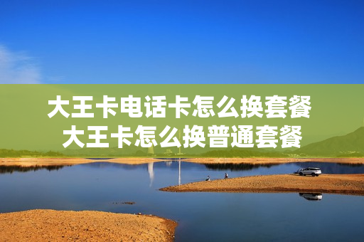 大王卡电话卡怎么换套餐 大王卡怎么换普通套餐