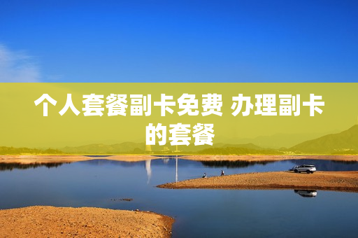 个人套餐副卡免费 办理副卡的套餐
