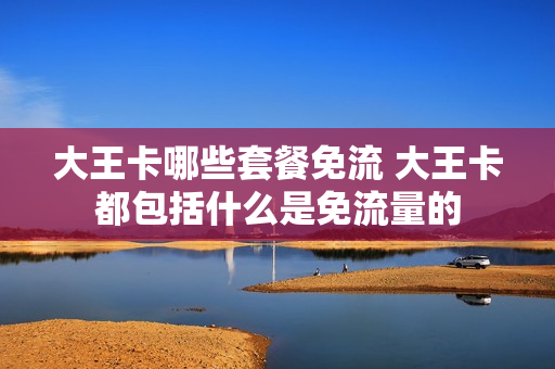 大王卡哪些套餐免流 大王卡都包括什么是免流量的