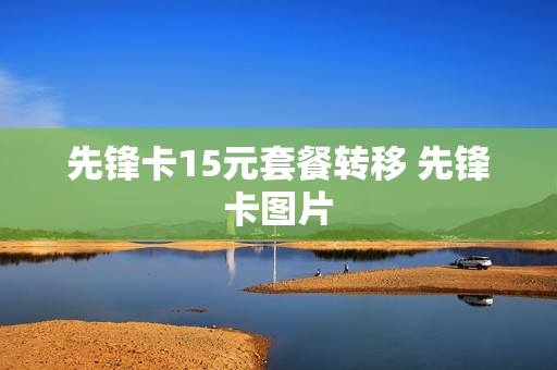 先锋卡15元套餐转移 先锋卡图片