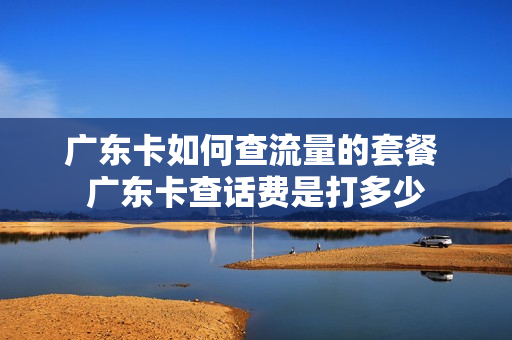 广东卡如何查流量的套餐 广东卡查话费是打多少