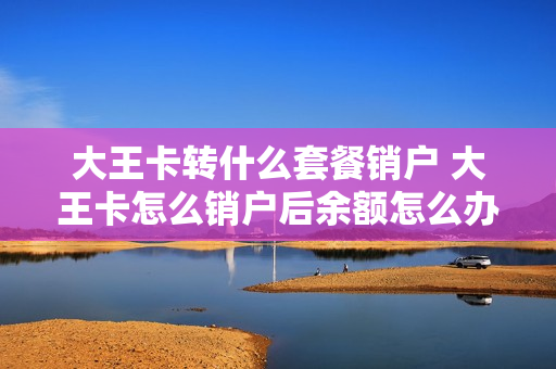 大王卡转什么套餐销户 大王卡怎么销户后余额怎么办