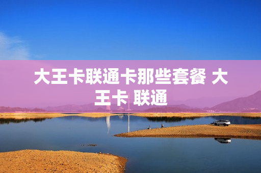大王卡联通卡那些套餐 大王卡 联通