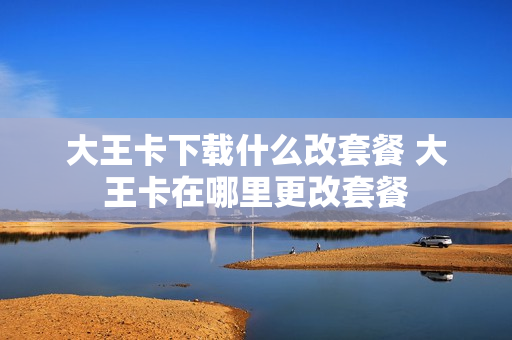 大王卡下载什么改套餐 大王卡在哪里更改套餐