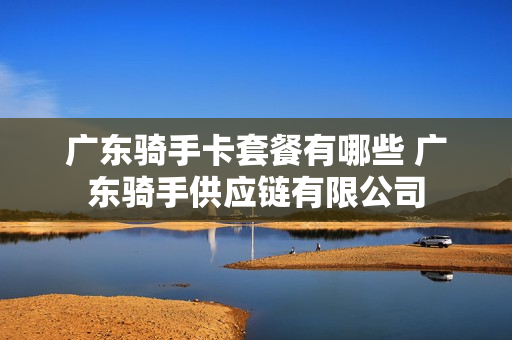 广东骑手卡套餐有哪些 广东骑手供应链有限公司