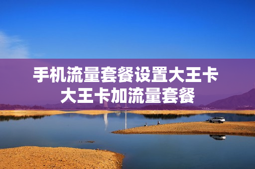 手机流量套餐设置大王卡 大王卡加流量套餐